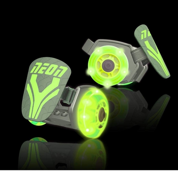 Yvolution Neon Street Rollers Neon Green & Neon Pink - Picture 3 of 12